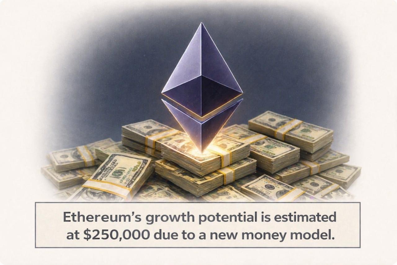 Ethereum укрепляет позиции: аналитики обсуждают потенциал роста до $250,000